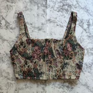 Tapestry bustier